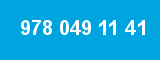 978 049 11 41 978 049 11 41